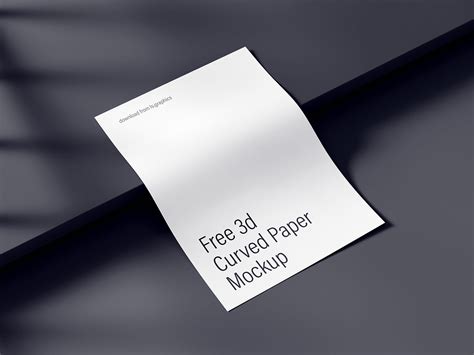 Download A4 Paper Front View Mockup 10023